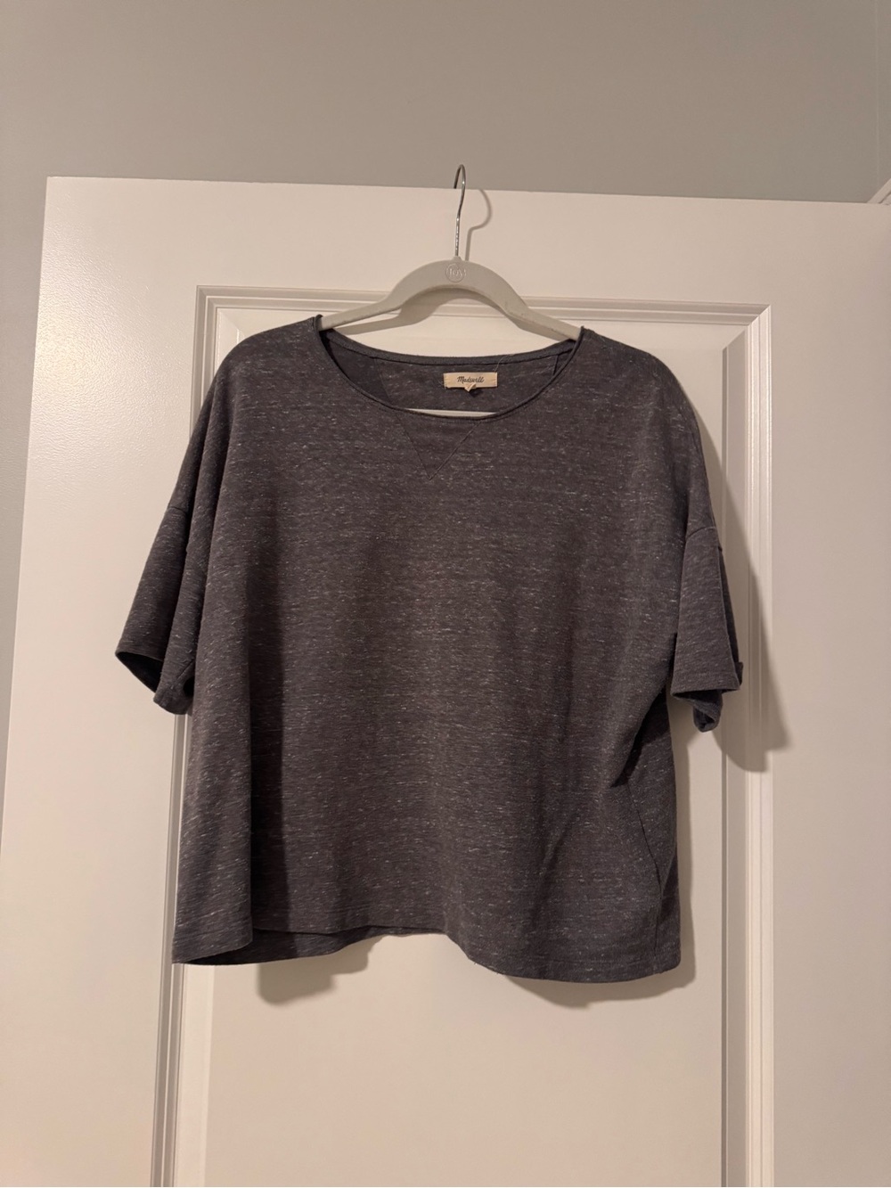 Madewell Women’s Short-Sleeve Heather Gray Tee